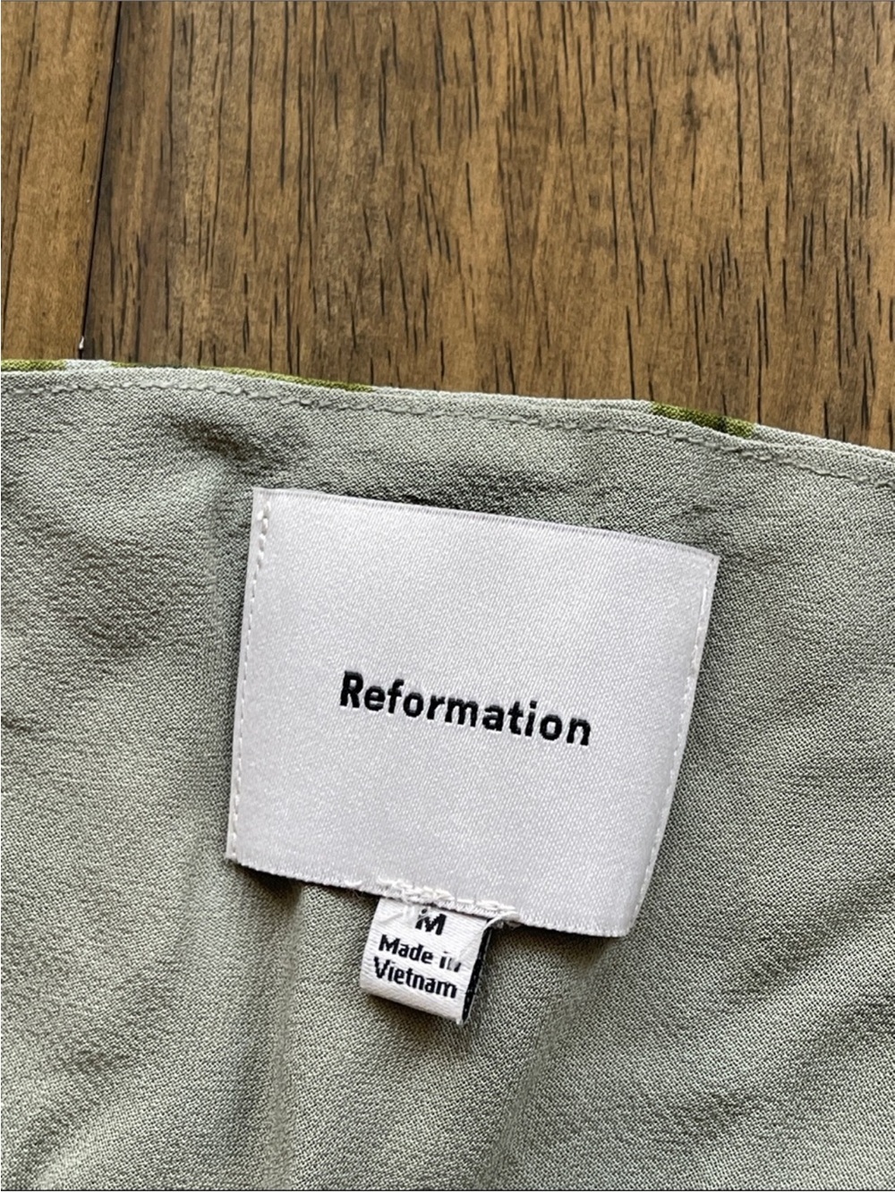 Reformation Prescott Floral Maxi Dress Green - Picture 7 of 8